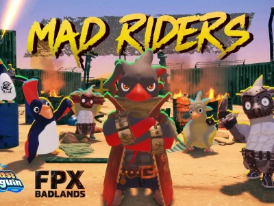 Faaast Penguin ganha novo mundo desértico FPX: Badlands com corridas e manobras em 15 de outubro
