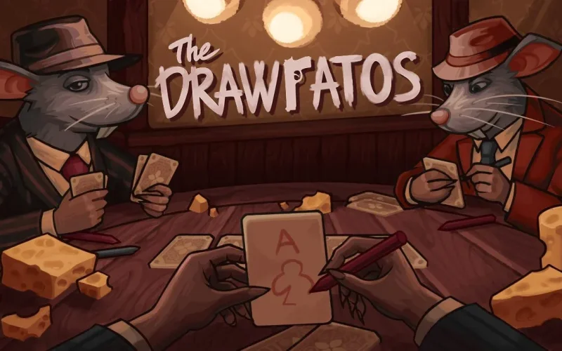 The Drawratos: Jogo de pôquer com ratos permite desenhar nas cartas e blefar em rodadas multiplayer