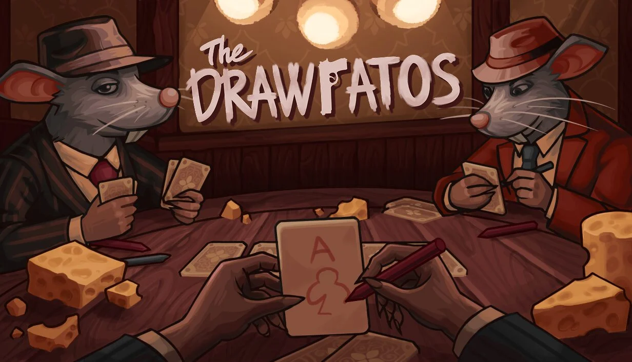 The Drawratos: Jogo de pôquer com ratos permite desenhar nas cartas e blefar em rodadas multiplayer