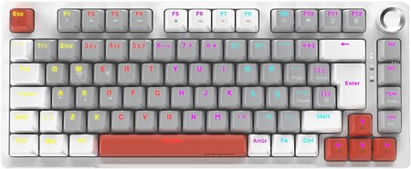 teclado PCYES Arkeum White Ghost