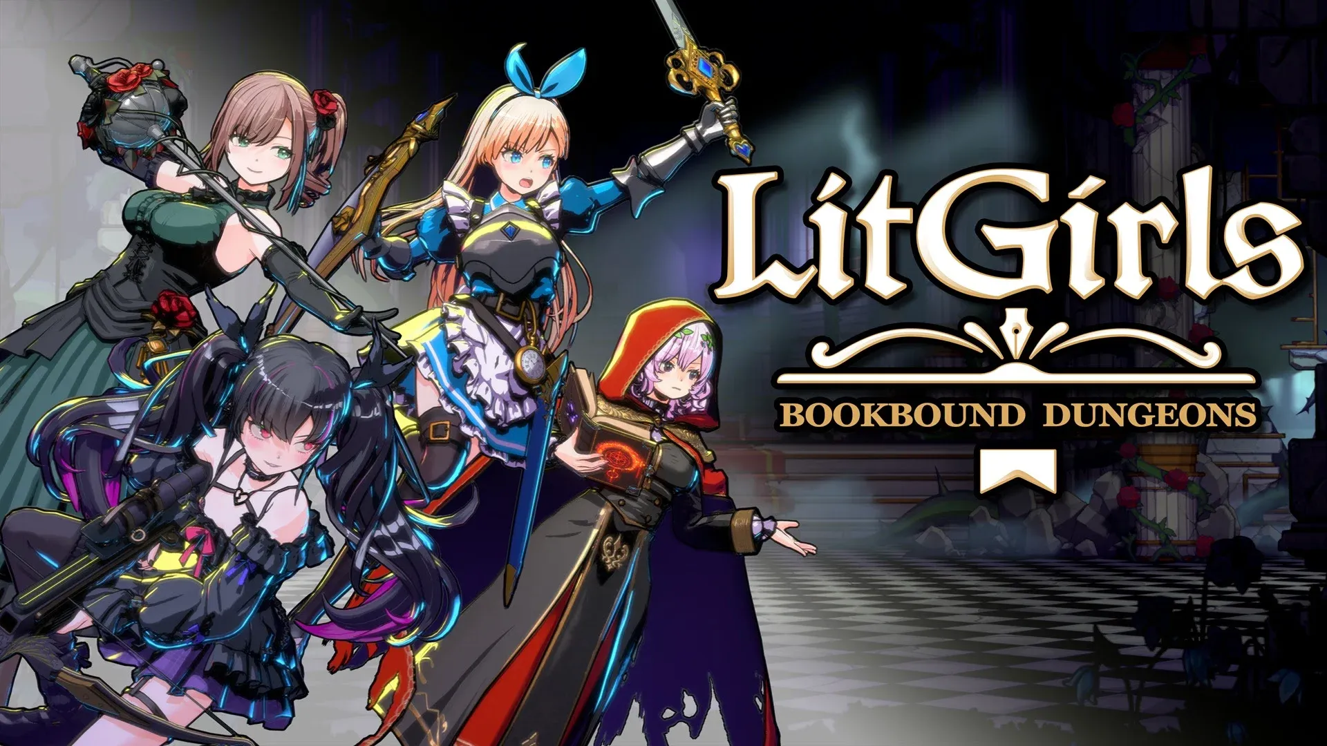 LitGirls: Bookbound Dungeons será lançado para PC em 2027 com elementos literários e combate tático