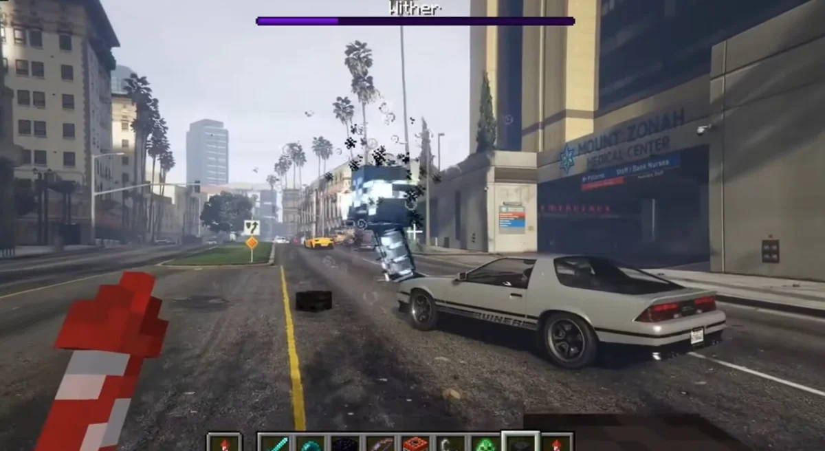 Já imaginou misturar GTA 5 com Minecraft? IA pode tornar mods cada vez mais absurdos