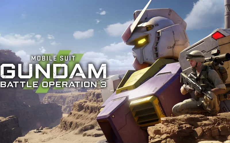 Mobile Suit Gundam Battle Operation 3 chegará ao PS5 e PC com suporte a cross-play e novas mecânicas de combate