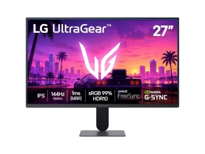 Monitor Gamer LG UltraGear 27G411B: Tela IPS 144Hz com 15% de Desconto no Mercado Livre