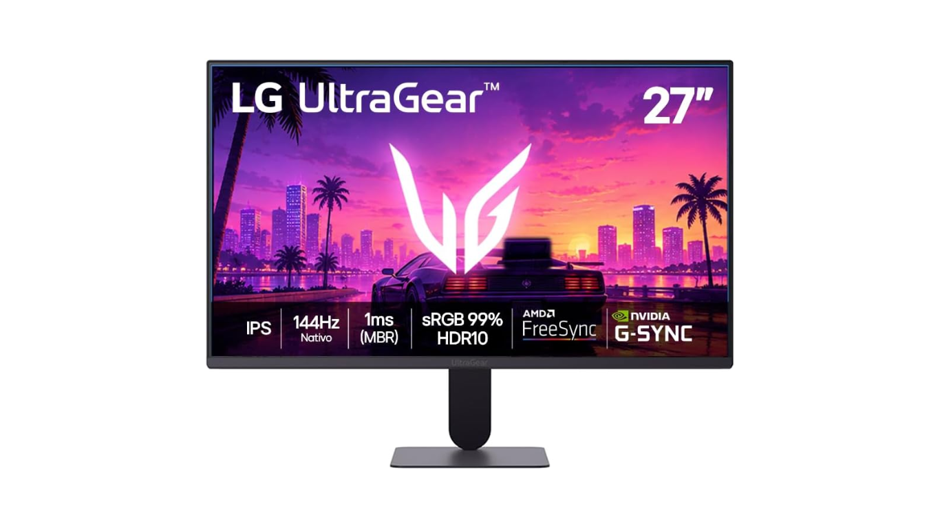 Monitor Gamer LG UltraGear 27G411B: Tela IPS 144Hz com 15% de Desconto no Mercado Livre Monitor LG UltraGear 27G411B