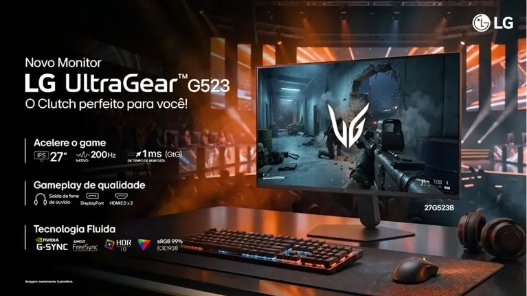 Monitor LG Com GSYNC