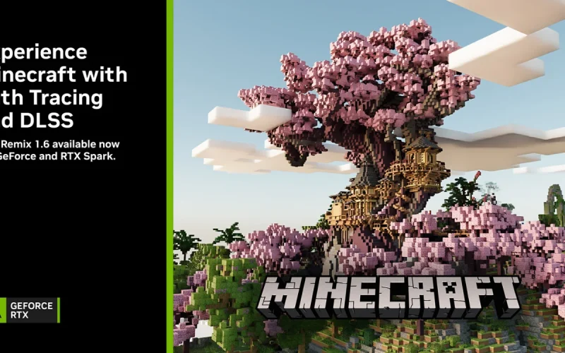 NVIDIA libera RTX Remix para Minecraft com path tracing e novidades no DLSS