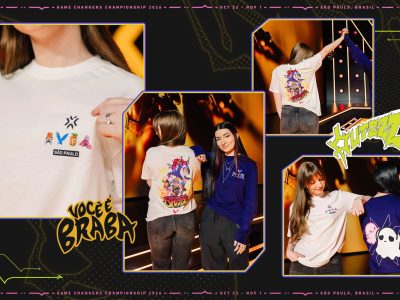 Nova coleção de merch do Game Changers Championship 2026 será vendida em São Paulo