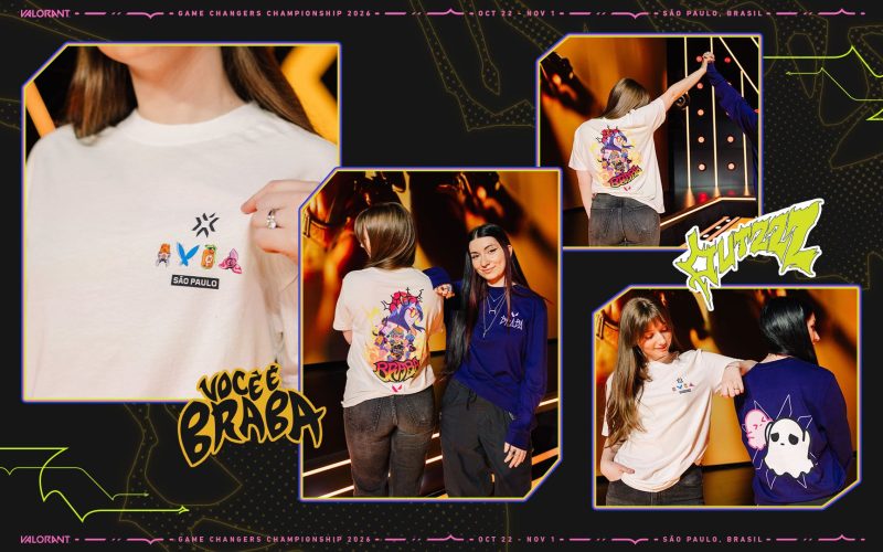 Nova coleção de merch do Game Changers Championship 2026 será vendida em São Paulo