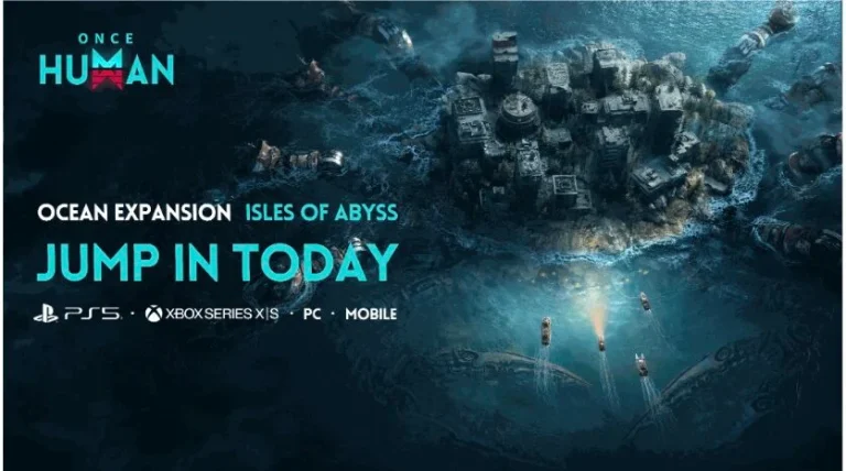Once Human ganha expansão gratuita Isles of Abyss com construção naval e novos desafios cooperativos