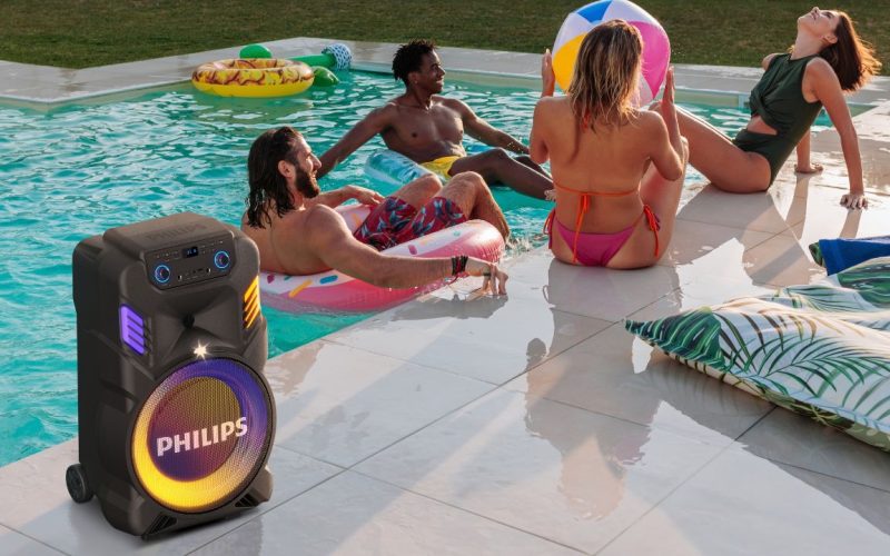 Philips apresenta Boomtrek TAX200T: caixa de som potente com entrada para guitarra e mobilidade facilitada