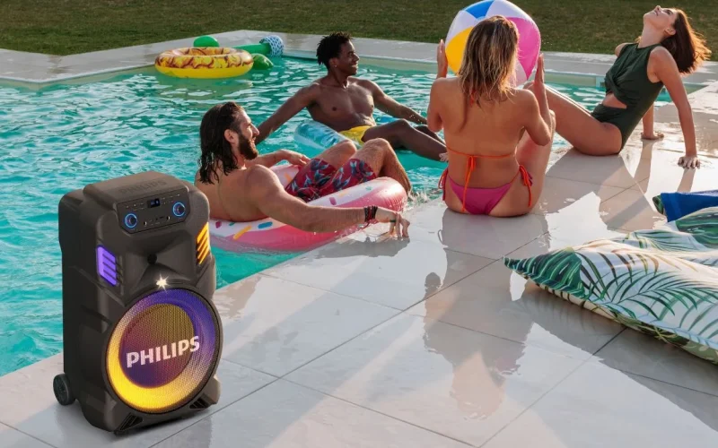 Philips apresenta Boomtrek TAX200T: caixa de som potente com entrada para guitarra e mobilidade facilitada