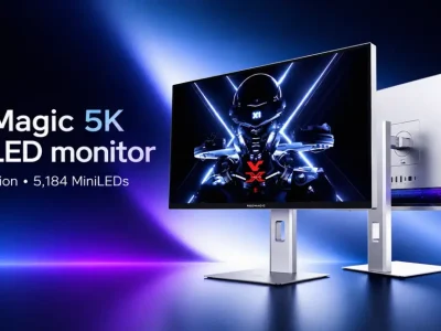 RedMagic lança novo monitor gamer MiniLED para o mercado brasileiro