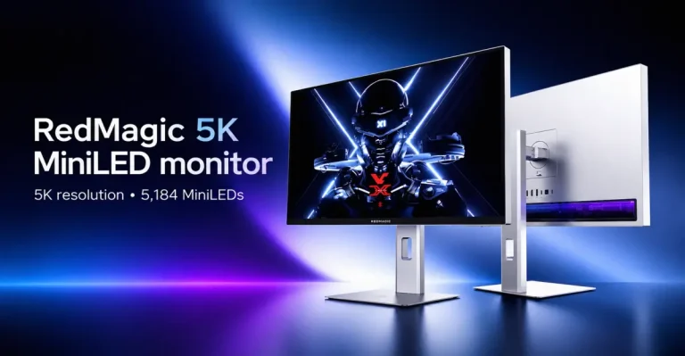 RedMagic lança novo monitor gamer MiniLED para o mercado brasileiro