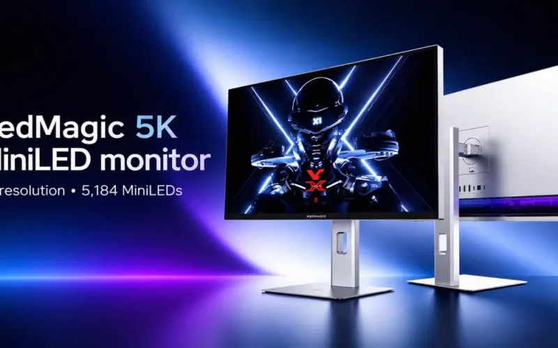 RedMagic lança novo monitor gamer MiniLED para o mercado brasileiro