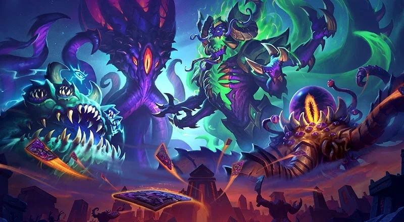 Hearthstone ganha expansão “Reinado dos Deuses Antigos” com novas cartas e mecânica de Montar