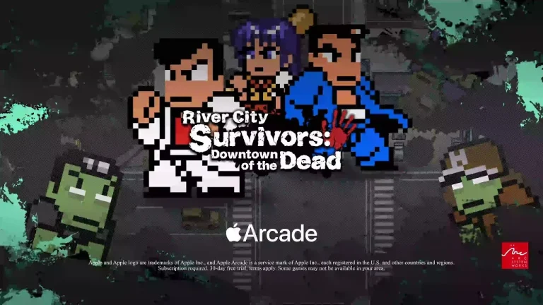 River City Survivors: Downtown of the Dead chega ao Apple Arcade com mais de 20 personagens e evolução aleatória
