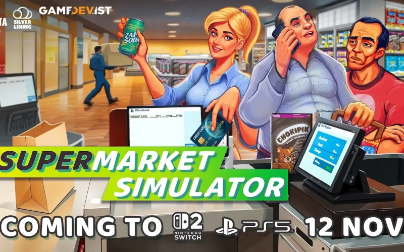 Supermarket Simulator será lançado para PS5 e Nintendo Switch 2 em novembro com edições físicas em dezembro