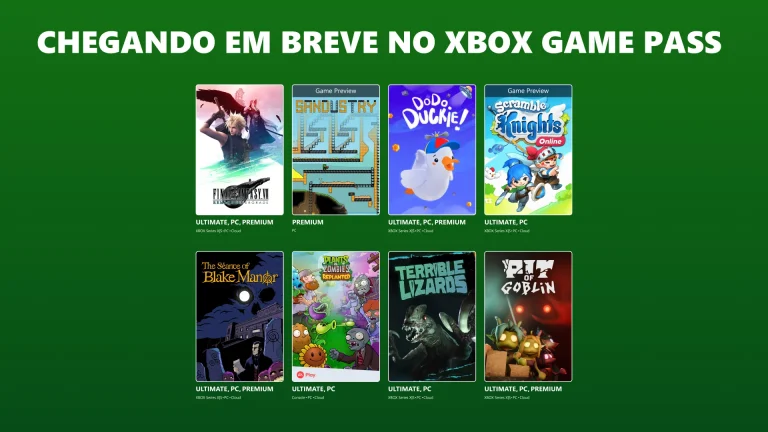 Jogos Imperdíveis Chegando ao Xbox Game Pass: Final Fantasy VII Remake Integrade e Mais