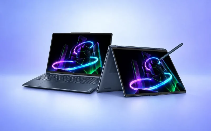 Lenovo Yoga 9n 2-em-1 com RTX Spark N1X de 20 núcleos e até 64 GB de RAM disponível para pré-encomenda