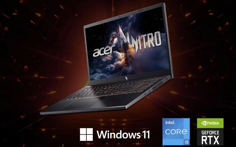 Acer Nitro V15 com RTX 4050 entra em promoção na Amazon e pode ter R$ 400 de desconto