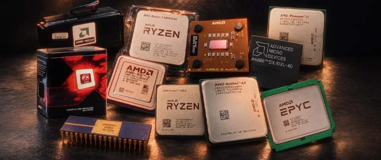 11 Processadores que Transformaram a AMD: Do Am9080 ao Ryzen 7 5800X3D