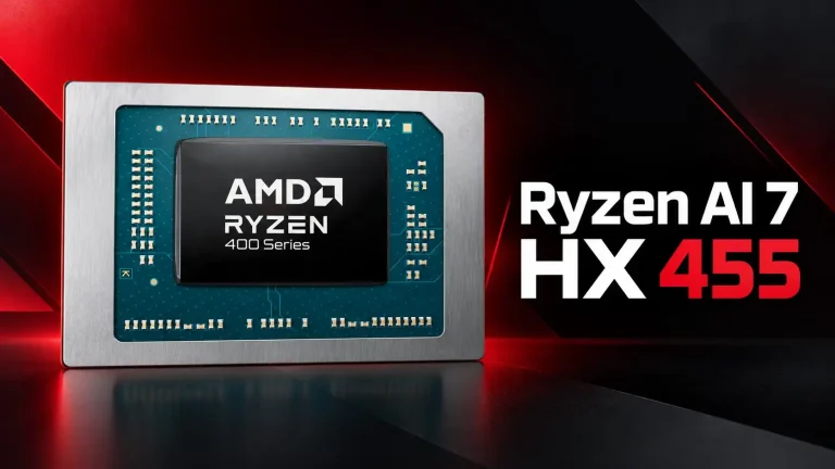 AMD Ryzen AI 7 HX 455: Chip com 8 núcleos e GPU Radeon 890M de 16 CUs vazado