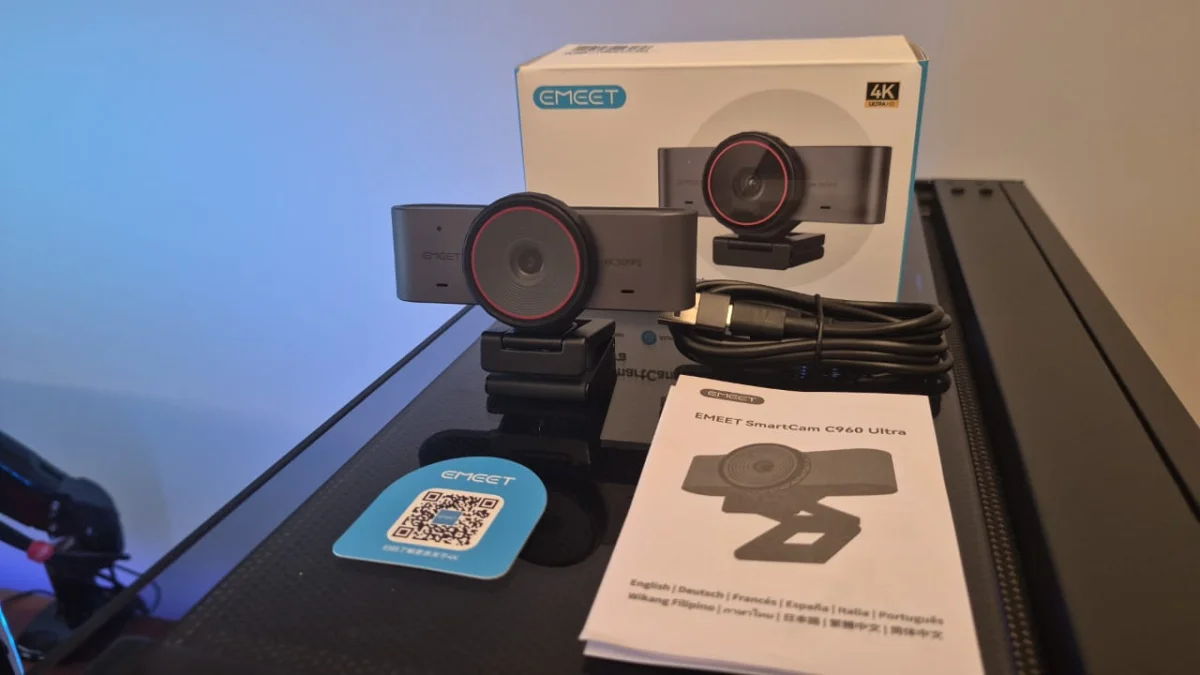 EMEET C960 Ultra vale a pena? Testamos a webcam 4K que grava em 1080p a 60 FPS