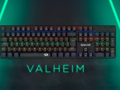 Teclado Mecânico Redragon Valheim K608-R com 19% de desconto e switches Brown confortáveis