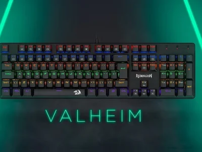 Teclado Mecânico Redragon Valheim K608-R com 19% de desconto e switches Brown confortáveis
