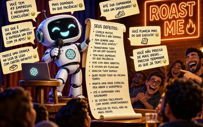 Roast Me: o prompt do ChatGPT que usa tudo o que sabe sobre você para te humilhar