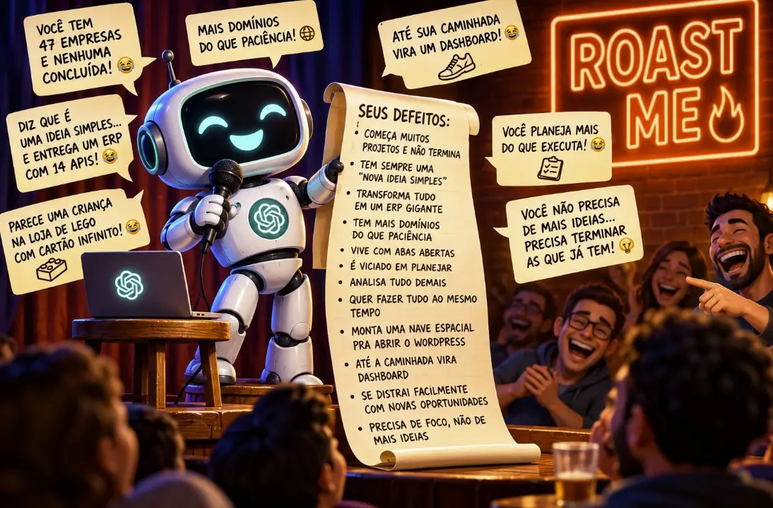 Roast Me: o prompt do ChatGPT que usa tudo o que sabe sobre você para te humilhar