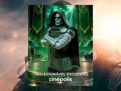 Cinépolis anuncia busto colecionável do Doutor Destino; pré-venda começa em breve para membros do Club Cinépolis