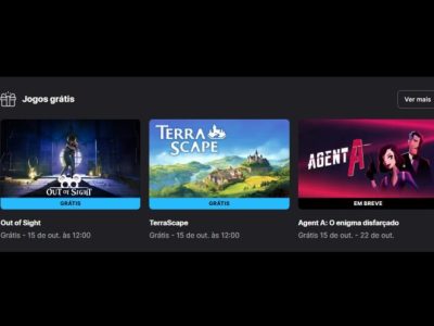 Epic Games Store libera gratuitamente Out of Sight e TerraScape por uma semana