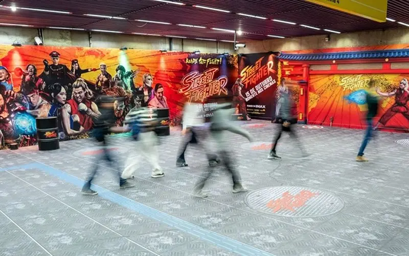 Street Fighter transforma estação de metrô de São Paulo em arena com arcade grátis