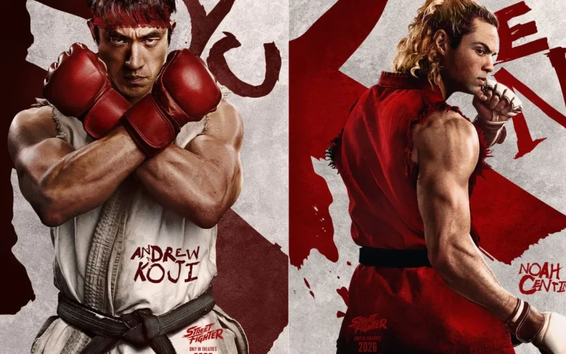 Noah Centineo e Andrew Koji mostram sintonia em vídeo de bastidores de Street Fighter antes da estreia do filme