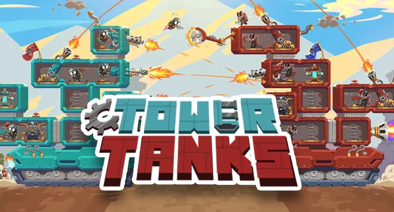 Tower Tanks: Roguelike de Combate Veicular com Co-op para 4 Jogadores Anunciado para PC
