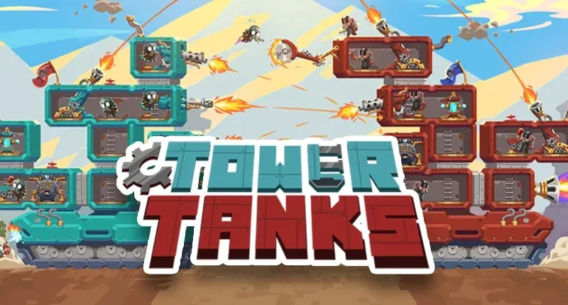 Tower Tanks: Roguelike de Combate Veicular com Co-op para 4 Jogadores Anunciado para PC