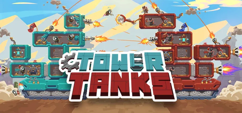 Tower Tanks: Roguelike de Combate Veicular com Co-op para 4 Jogadores Anunciado para PC