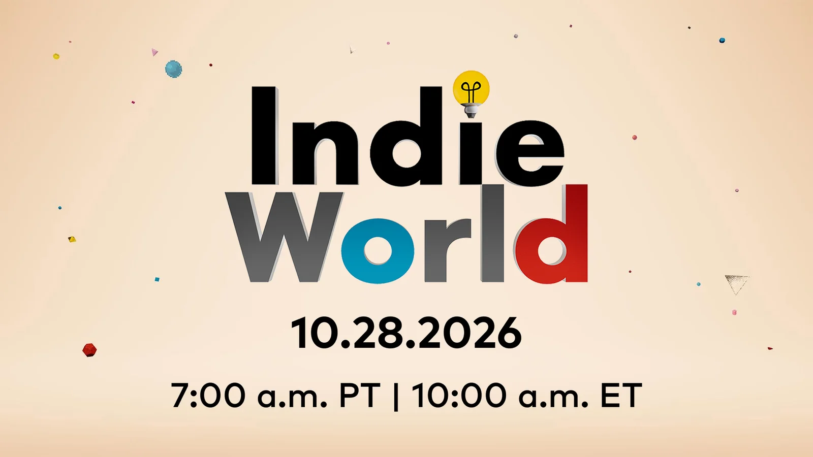 Nintendo anuncia Indie World Showcase com novidades para o Switch no dia 28 de outubro
