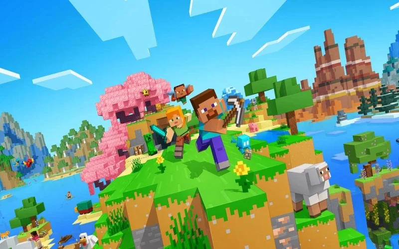 Como jogar Minecraft no Nintendo Switch 2 com tela dividida?