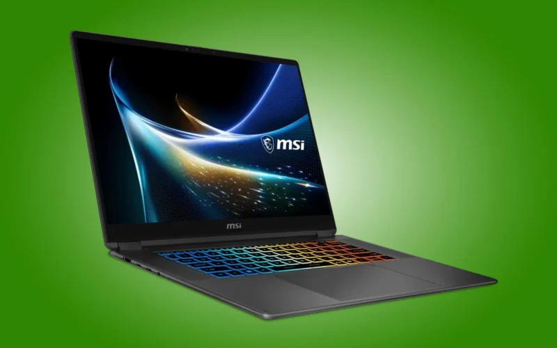 MSI lança laptop de 16" com OLED de 1.000 nits e Nvidia RTX Spark de 6.144 núcleos