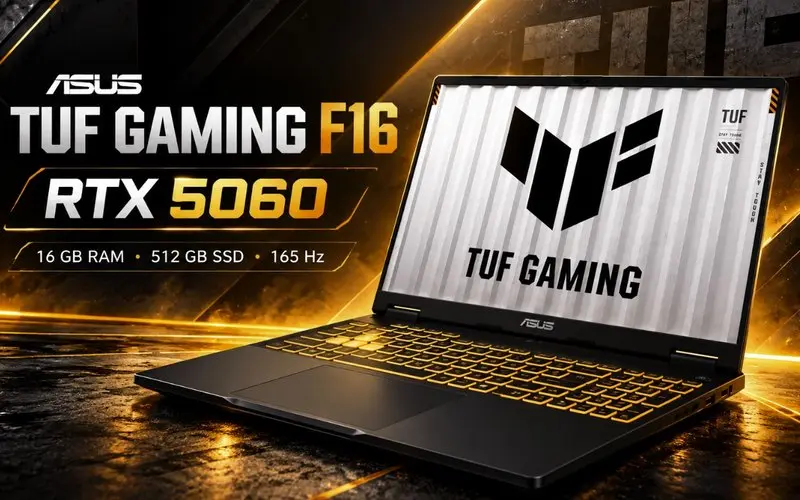 Notebook ASUS TUF com RTX 5060 cai para R$ 7.259 na Shopee