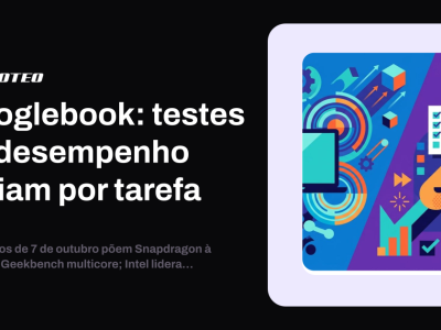 Desempenho dos Googlebooks: Snapdragon X Elite brilha em gráficos, Intel Core Ultra 5 325 em produtividade