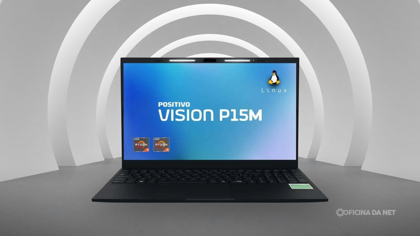 Notebook Positivo Vision P15M com Ryzen 3 e 5 a partir de R$ 2.999 no Brasil