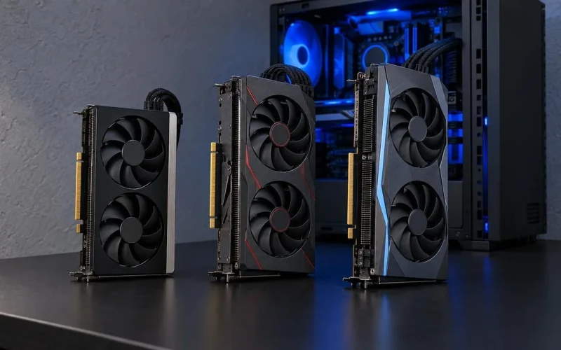 Comparativo: Nvidia GeForce RTX 5060, AMD Radeon RX 9060 XT e Intel Arc B580 em Preços e Desempenho em Outubro de 2026