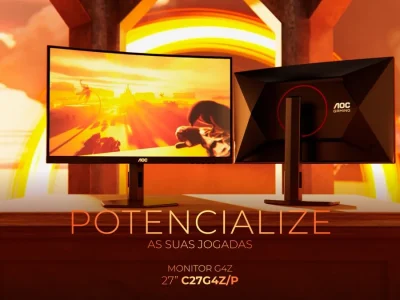 Monitor AOC AGON G4Z de 27″ com 300Hz e 29% de desconto na Amazon