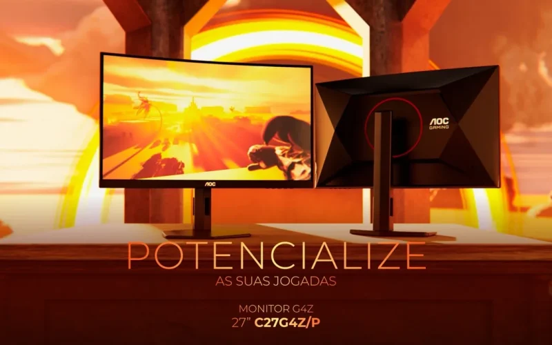 Monitor AOC AGON G4Z de 27″ com 300Hz e 29% de desconto na Amazon