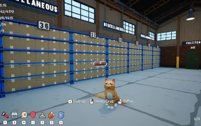 Warehouse Catastrophe: O Gato Felix Está Pronto Para Organizar Seu Armazém No PC!